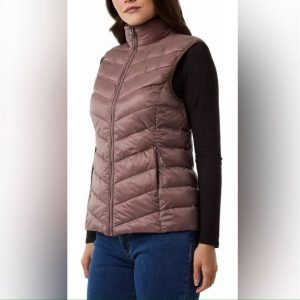 32 Degrees Pink Quilted Lightweight Warm Vest Size L