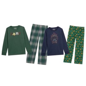 Eddie Bauer Youth 4 PC Sleep Set - Size M 10/12