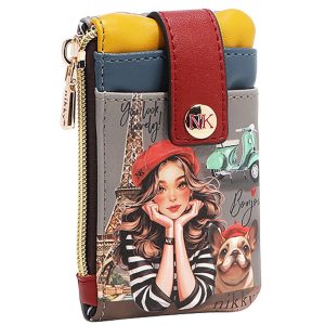 Nicole Lee Meant To Love You Double Zip Coin Purse